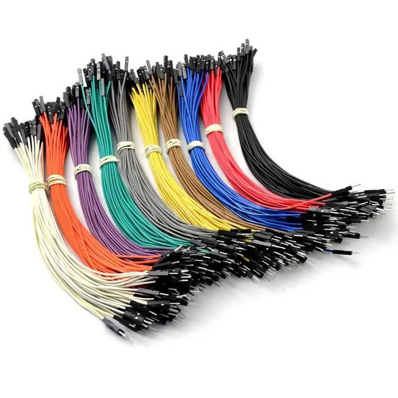 F-M dupont cable 50 шт. DIY Электронный комплект макет Dupont кабель для Arduino 20 см 2,54 мм линия Мужской Женский Dupont соединительный провод кабель 1P разъем - Цвет: F-M dupont cable