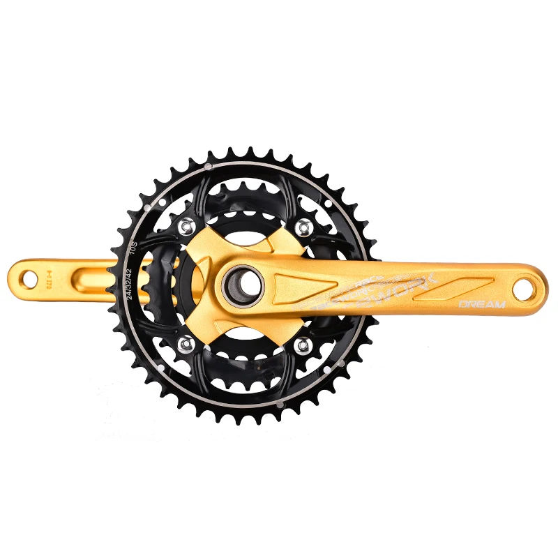 RACEWORK система для MTB алюминиевый ЧПУ велосипедные рукоятки 170 мм 104BCD SHIMANO 10