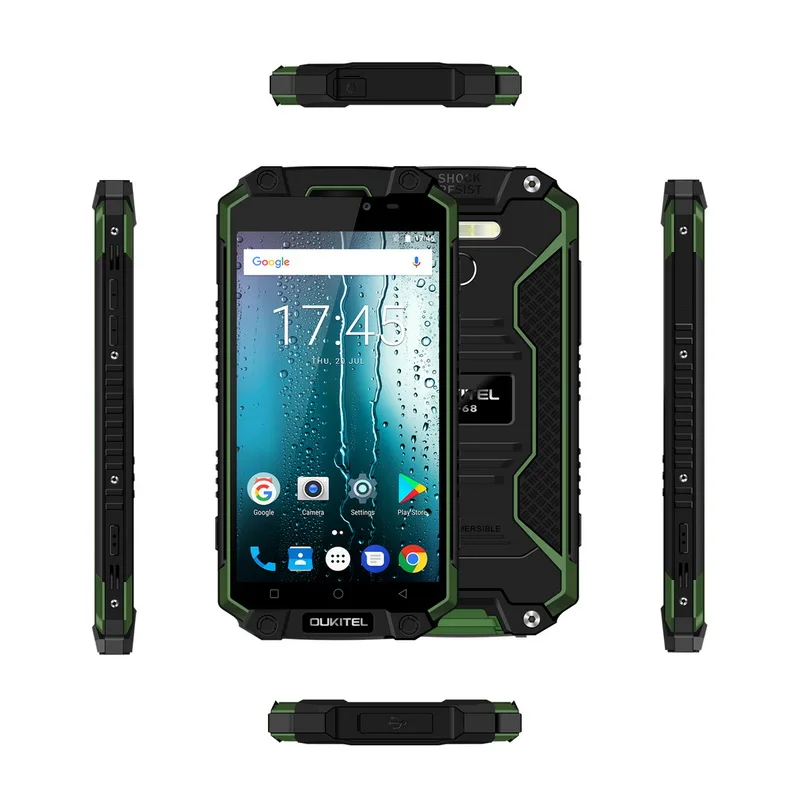 Oukitel k10000 Max IP68 Водонепроницаемый Смартфон Android 7 0 10000 mAh MTK6753 Octa Core 5 "3g Оперативная