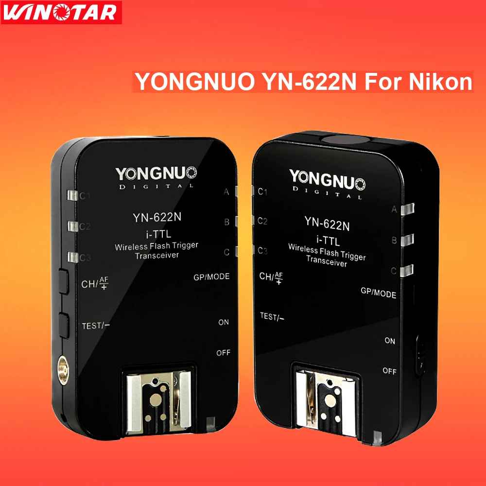 Беспроводная вспышка Yongnuo YN622N YN 622 i TTL для Nikon D7500 D7200 D5600 D750 D610|trigger transceiver|wireless flash