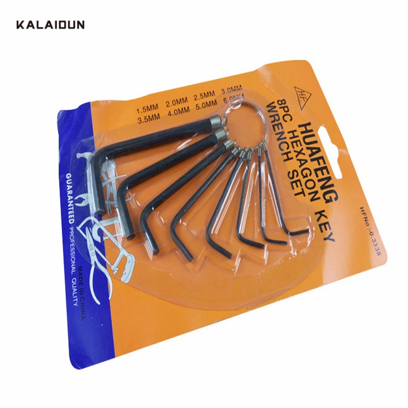 KALAIDUN Hexagon wrench set 10 sets of 5 wholesale 1.5-6mm | Инструменты