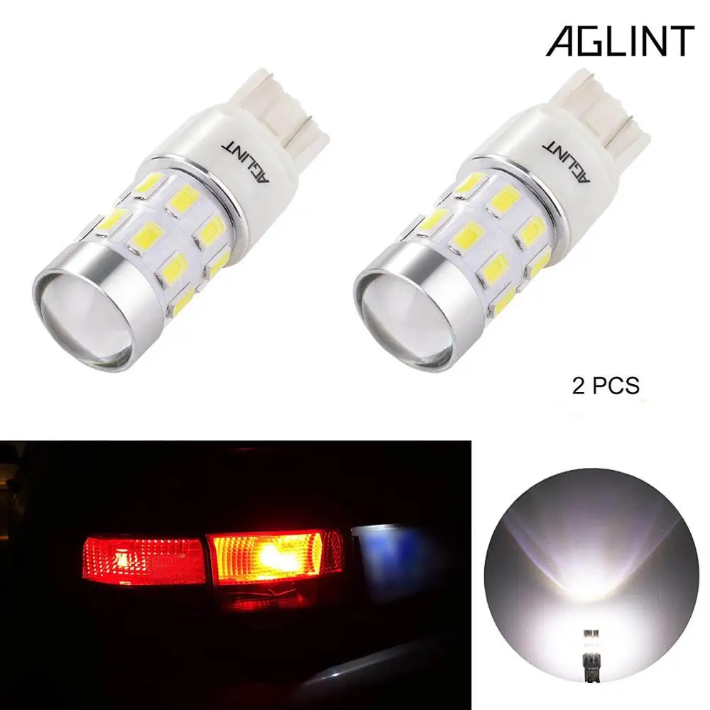 2 светодиодный т. Автомобильные светодиодные лампы 7440 W21/5W 7443 5630 24SMD 12 24