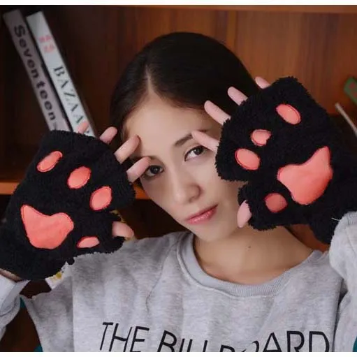 Новинка 2016 женские термостойкие перчатки с полупальцами | Аксессуары для одежды