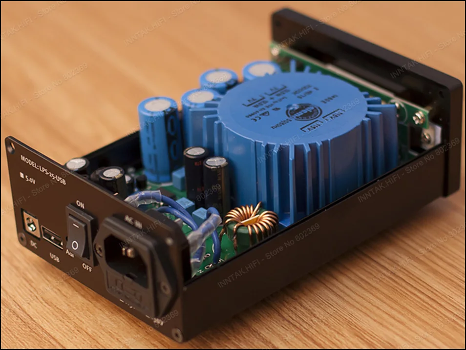 L. K.s LPS-25-USB 25VA DC5V 3.5A низкий уровень шума линейный источник питания с usb-портом для Amanero CM6631 XMOS DAC HIFI,(230 В и 115 ВА