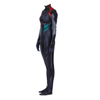 Аниме EVA NEON GENESIS EVANGELION Ayanami Rei Plugsuit Косплей Костюм Zentai боди костюм комбинезоны на