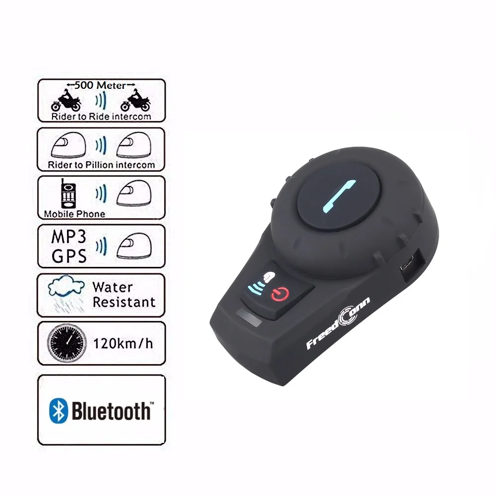Бесплатная доставка 2 шт. FreedConn FDCVB BT домофонных Bluetooth мотоцикл шлем домофон с FM