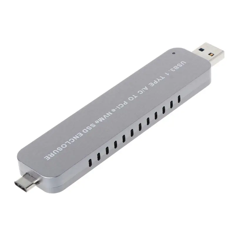NVMe M.2 корпус SSD на USB 3 1 Type C и A адаптер конвертер для PCI e (ключ M) SSD|Компьютерные