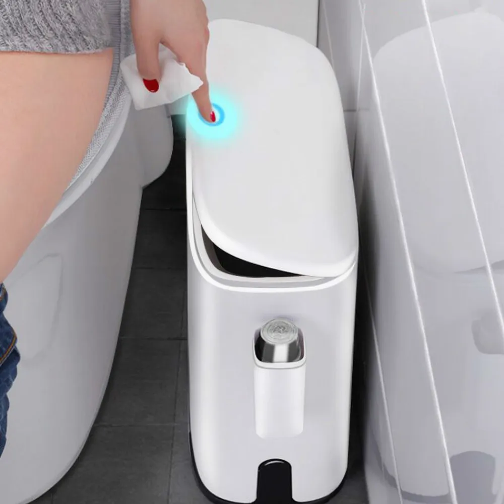 Nordic Simple Dustbin Household Covered Bathroom Living Room Creative Large Kitchen Jacket LM6151616py | Дом и сад