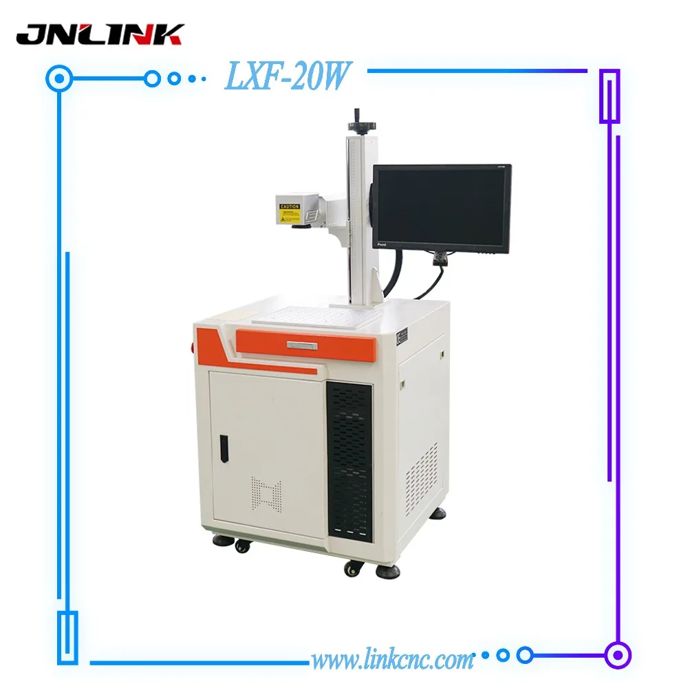 Фото Сделано в Китае JNLINK волоконная лазерная маркировочная машина 110*110 мм/150*150 мм