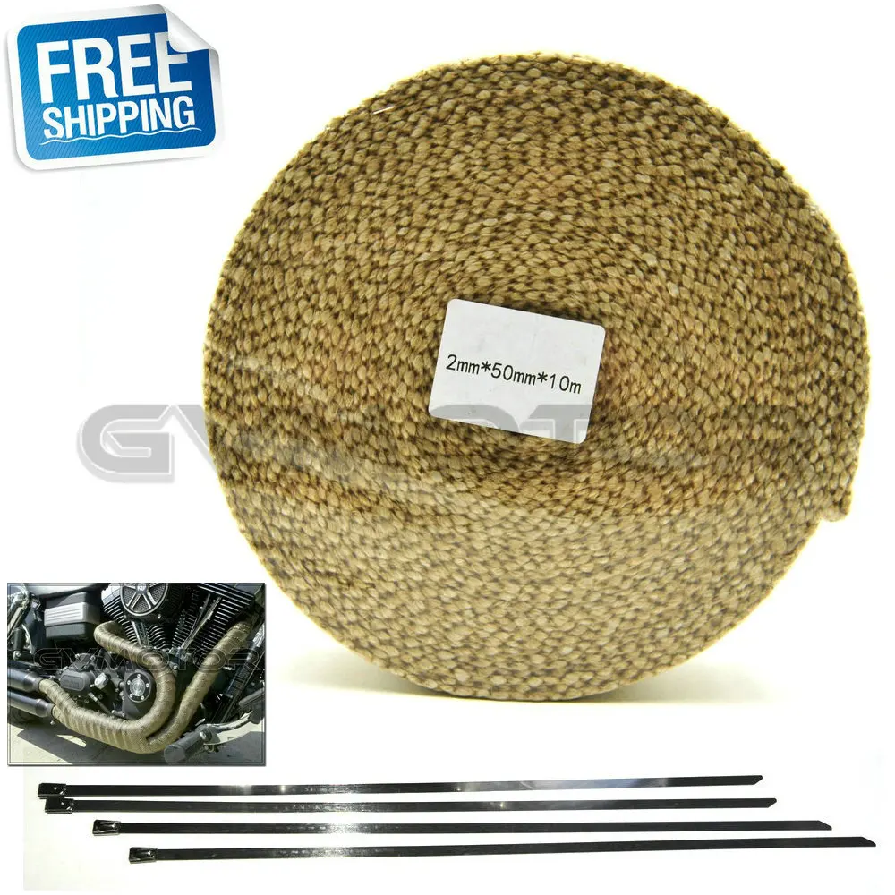 Бежевый автомобильный мотоцикл негорючий турбо коллектор выпуск тепла