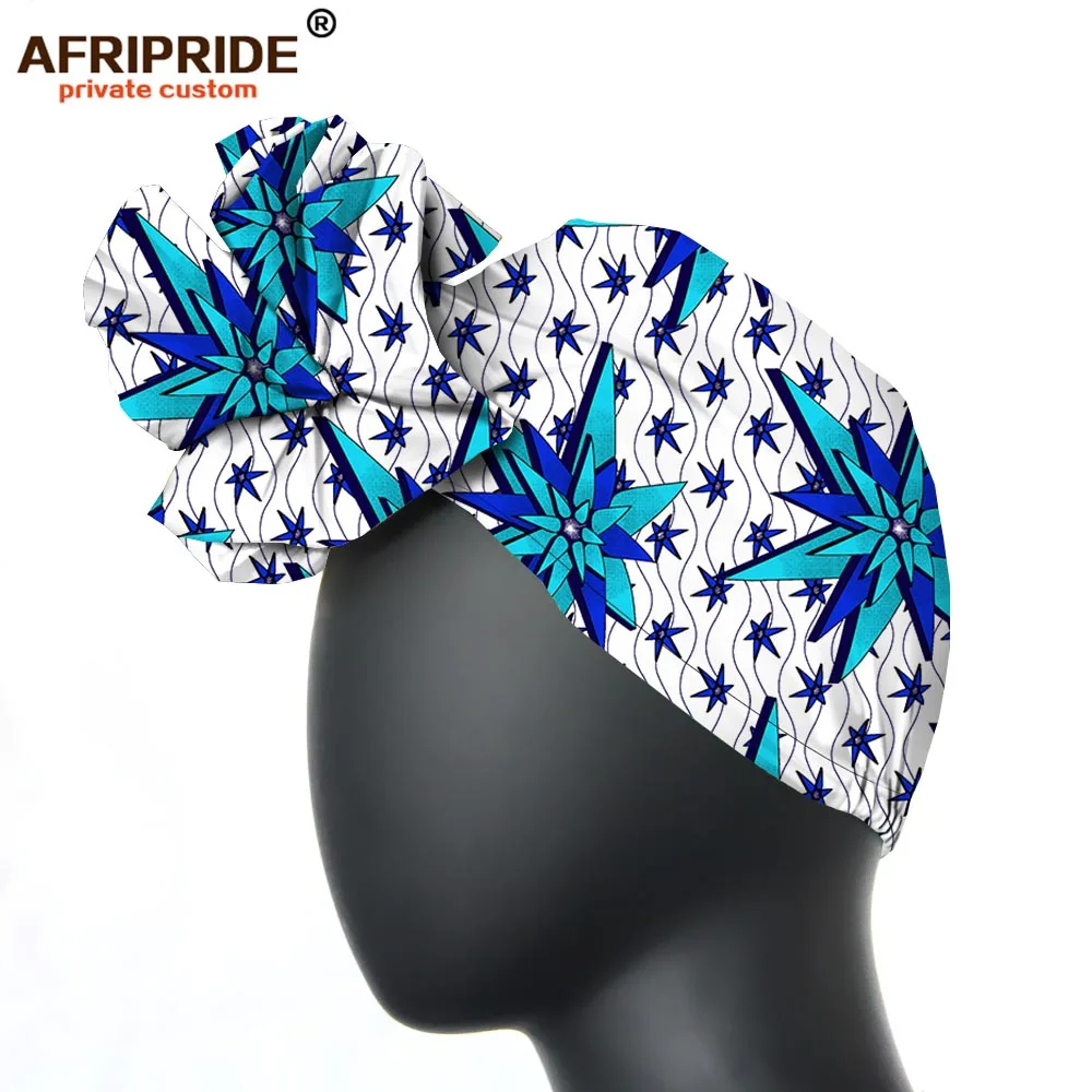 African headtie hat nigeria turban headband already tied african head wraps cap head scarf ankara fabric print AFRIPRIDE A19H003
