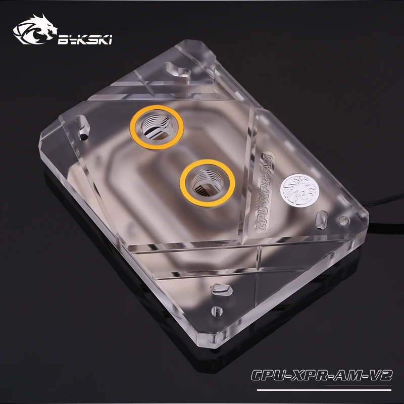 Bykski блок водяного охлаждения процессора для AMD cpu Socket AM3 + AM4. P/N: CPU XPR AM V2|Кулеры и
