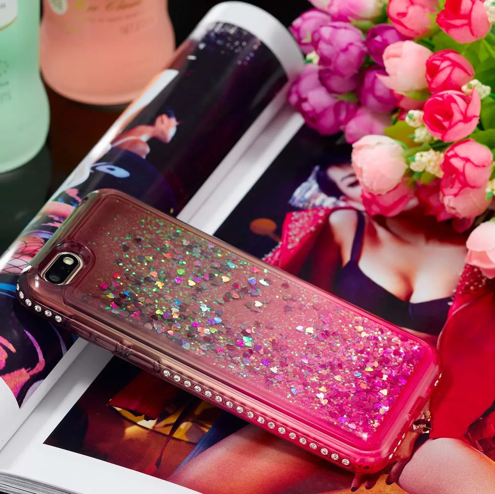 Чехол Quicksand для Huawei Honor 7S S7 DUA-L22 Honor7S ювелирный чехол телефона 7A A7 DUA L22 Honor7A 5 45 мягкий