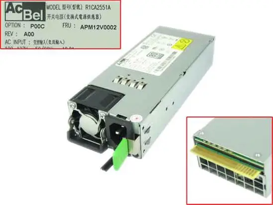 

Acbel Polytech R1CA2551A Server Power Supply 550W