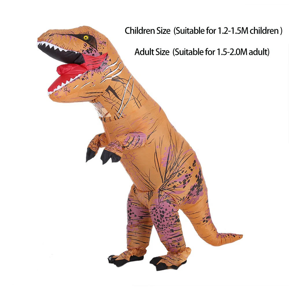 Вечерние костюмы для взрослых t rex костюм динозавра косплей фэнтези надувной