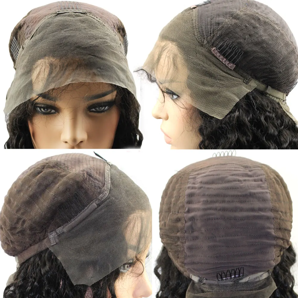 Короткий парик с Бобом основной акцент 1b #27 13x6 глубокая кружевная передняя часть