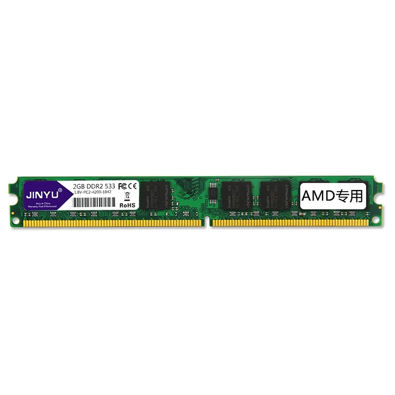 Jinyu Ddr2 533Mhz 1,8 V 240Pin оперативная память для рабочего стола для материнской платы Amd