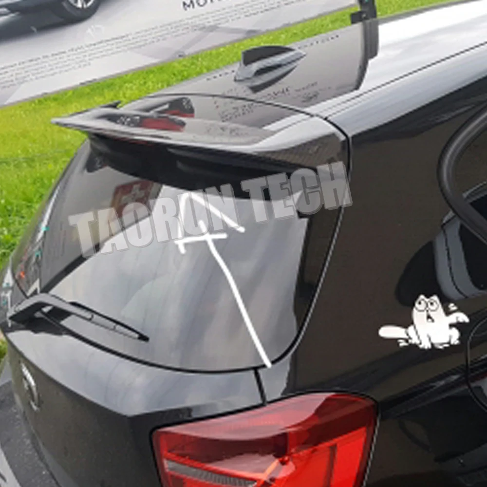F20 спойлер на заднюю крышу из углеродного волокна для BMW 118i 120i 125i 128i M135i авто