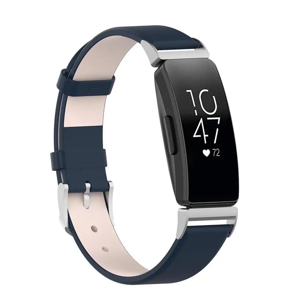 Подлинный кожаный браслет для часов Ремешок Для Fitbit Inspire HR фитнес-трекеры умный Браслет сменный Браслет ремешок