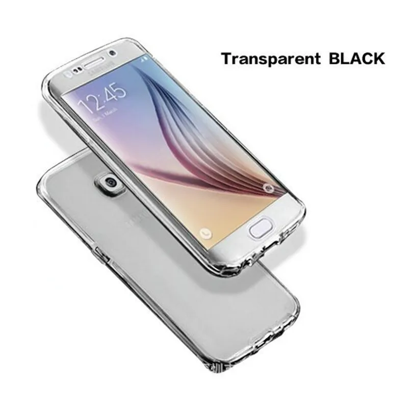 Двухсторонний ТПУ чехол для телефона Samsung galaxy J7 J3 J5 2016 ультратонкий прозрачный