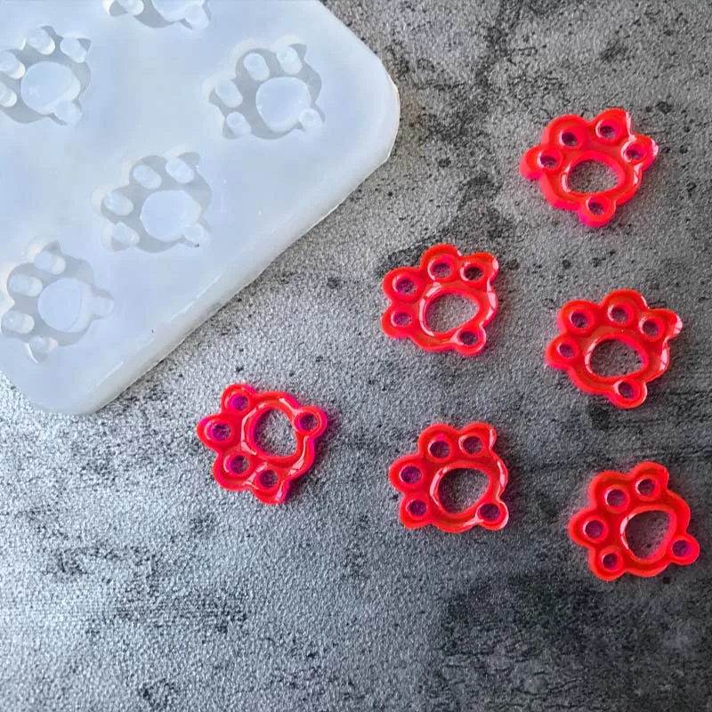 1 шт. силиконовая форма для мыла в форме маленькой кошачьей лапы украшение торта