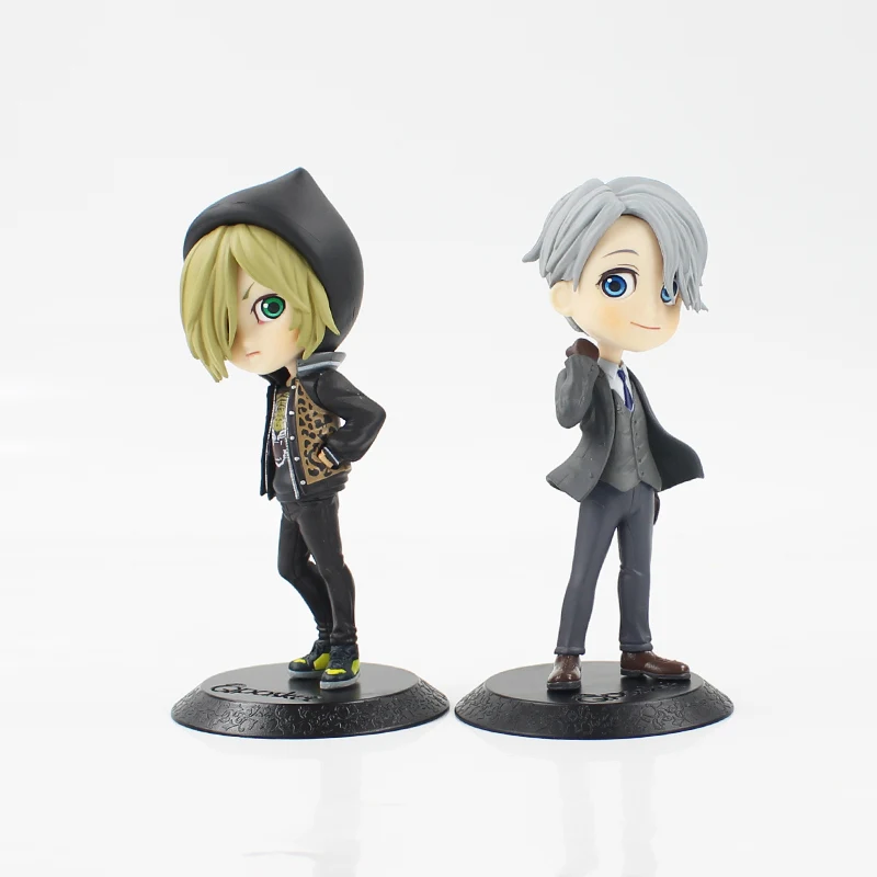 Q Posket Yuri on Ice фигурка игрушка Plisetsky Katsuki Victor Nikiforov Модель Кукла подарок для детей |