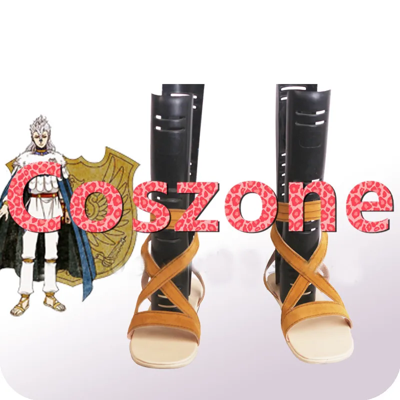 Ботинки для косплея черного клевера Ноель Силва ботинки Хэллоуина карнавала