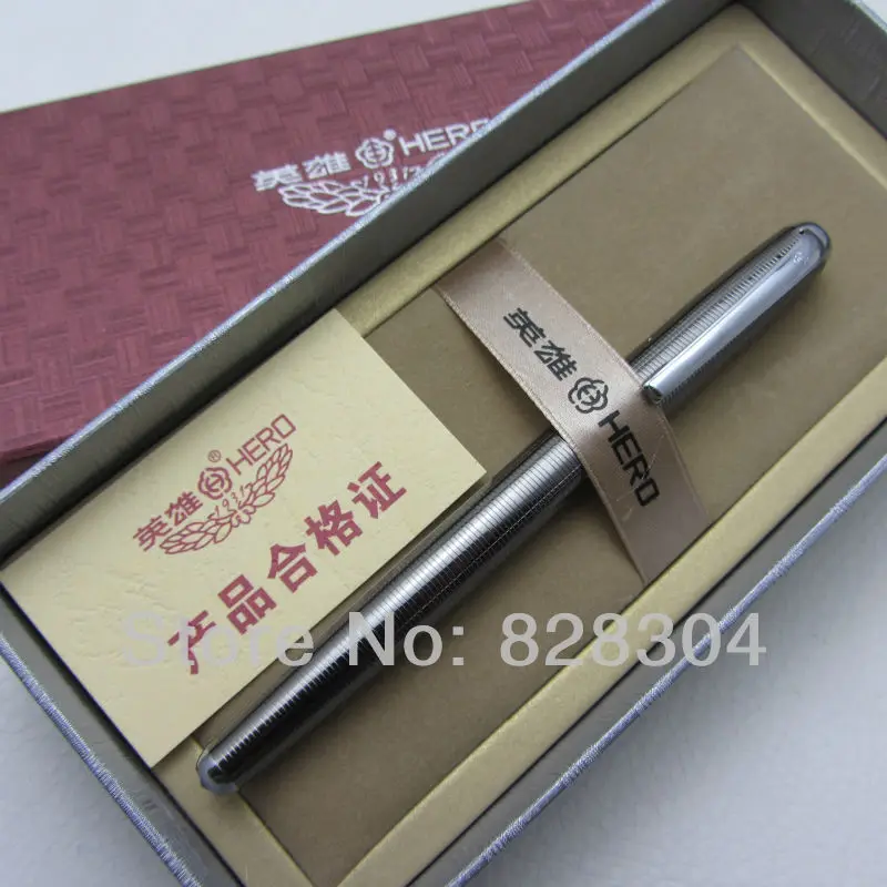 Free shipping high quality plaid stripes hero fountain pen | Канцтовары для офиса и дома
