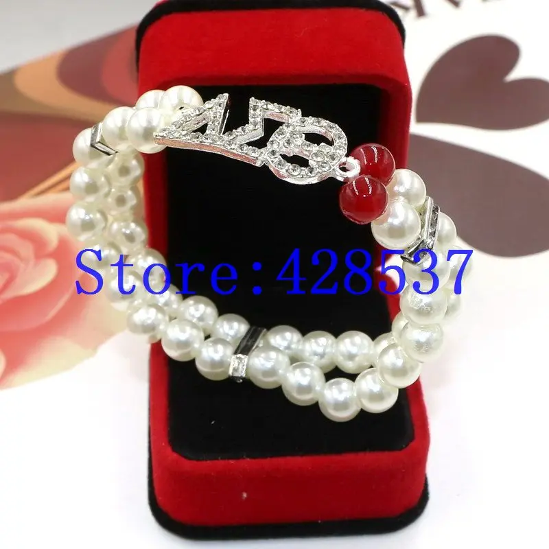 Бесплатная доставка ручная работа DST греческое братьев Delta 8 мм красный камень