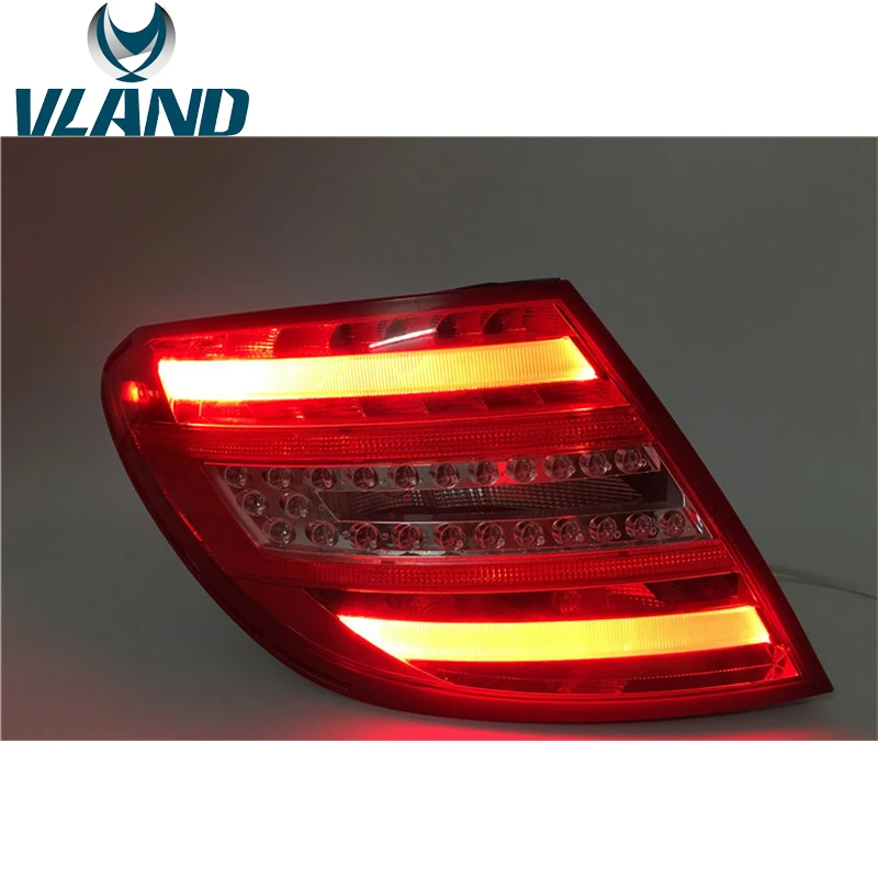 VLAND завод для автомобилей Taillamp W204 C200 2011 2012 2013 Led бар задний фонарь Plug And Play дизайн +