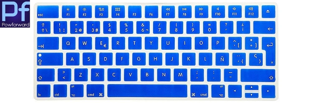 Испанский черный чехол для клавиатуры силиконовая кожа Apple Magic Keyboard (MLA22LL/A)