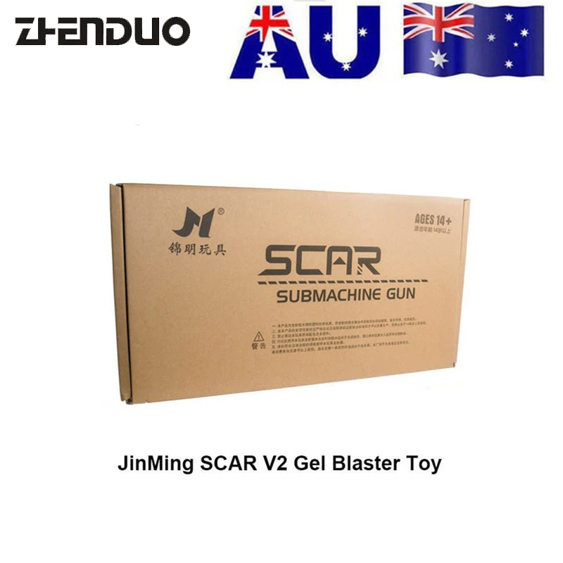 Игрушки ZhenDuo Jinming Scar V2 пистолет игрушка гелевый шар бластер водяная Пуля для детей