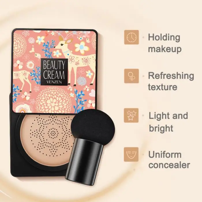BB Air Cushion основа Корейская Грибная головка CC крем отбеливающий консилер макияж косметика водостойкая осветляющая основа для лица тон