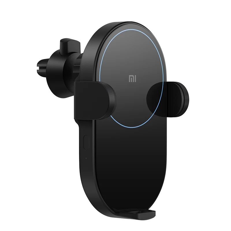Xiaomi Qi, беспроводное автомобильное зарядное устройство, 20 Вт, Макс., автоматическое зажимное устройство, быстрая зарядка, автомобильный держатель телефона для iPhone Xs Max Xr X samsung - Цвет: Черный