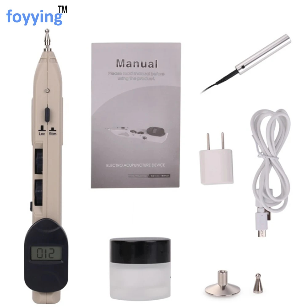 Синий Foyying ly-508b иглоукалывание меридиан pe электронный массаж иглоукалывание ручка точечный массаж инструмент для оборудования отверстий/508b - Цвет: Синий