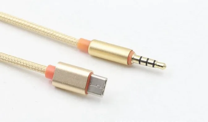 Аудиокабель адаптер типа C 3 5 мм для USB Type c Jack Aux кабель автомобильного динамика