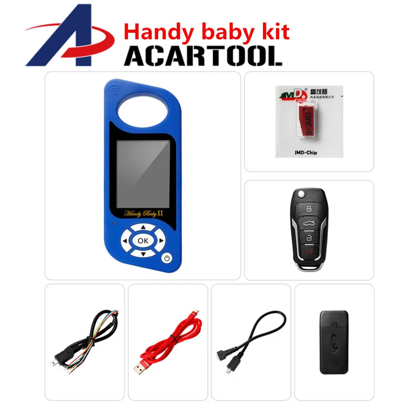 Лучший JMD Handy Baby 2 Ручной Bluetooth Автомобильный ключ чип программатор удобный II пульт