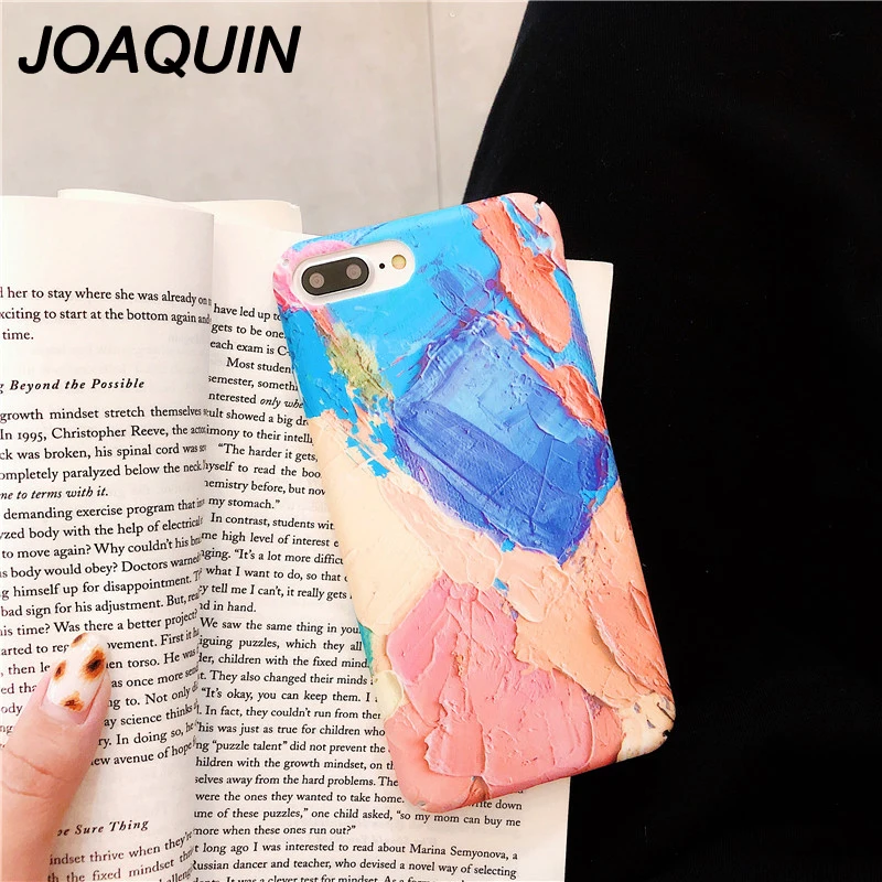 Граффити светящийся телефон чехол для iPhone 6 S 7 8 Plus 3D Emboss ультра тонкий жесткий X XR XS