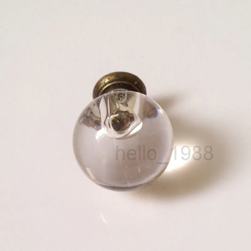 Круглый прозрачный акриловый алмаза Кабинет Ручка Шкаф гардероб вытяжные ручки