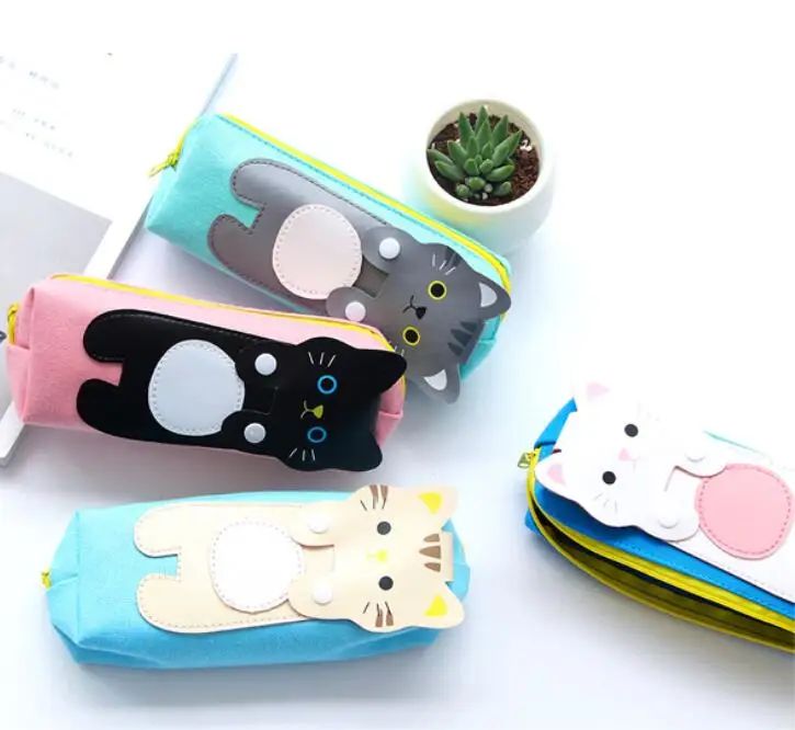 Чехол для карандашей сумка Kawaii Cats чехол Канцелярский школьный офисный поставка