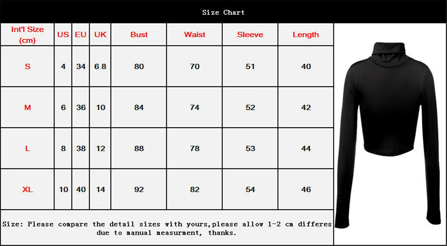Сексуальная футболка Женская водолазка с длинным рукавом повседневный тонкий
