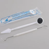 1000 sets dental clinic 2 piece kit dental oral hygiene disposable dental mirror and probe