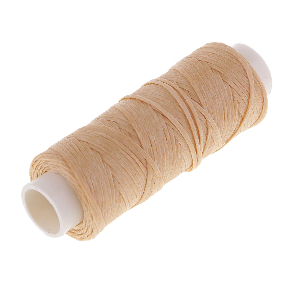 1 Катушка Вощеная Полиэфирная плетеная вощеная нить шнур для швейных аксессуаров