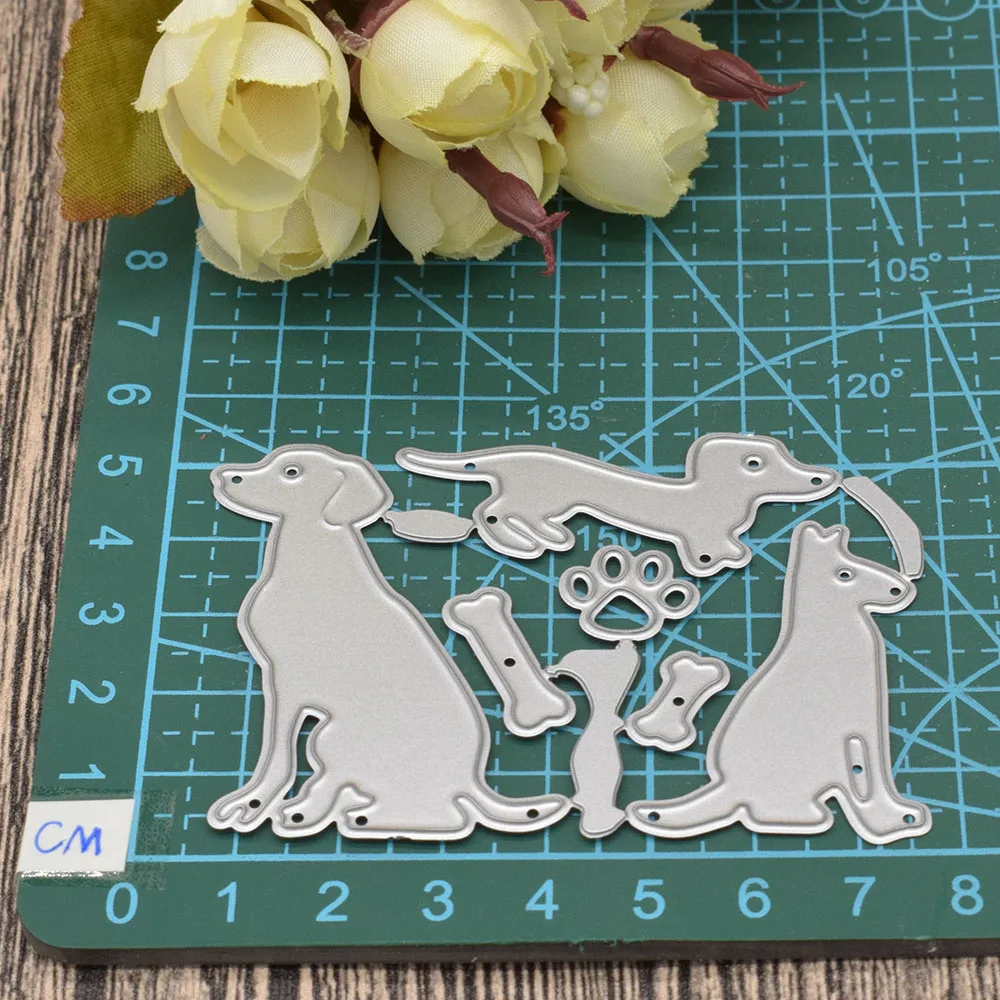 Металлическая вырубка для собак высечки животных скрапбукинга карты Альбом