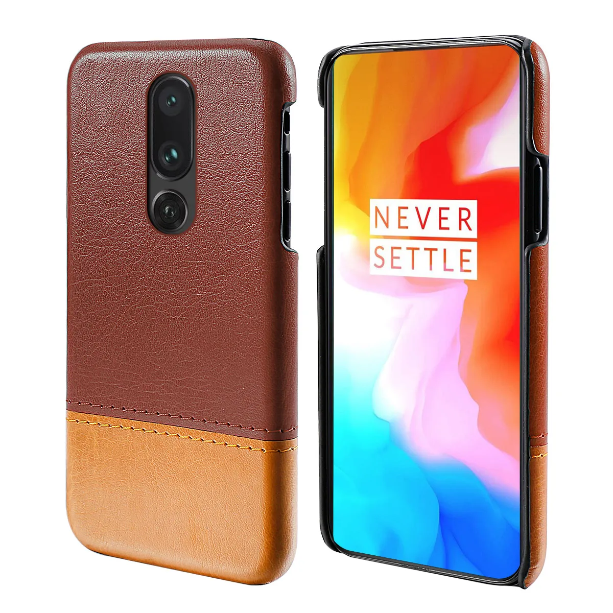 For Oneplus 7 Pro Cover Ultra Thin Hard PC Back Leather Coque Anti-Scratch Protective Phone Case Slim |