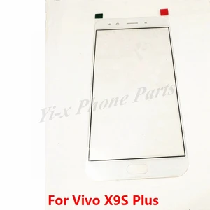 10pcslot white black for vivo x9s plus front glass touch screen panel mobile phone replacement parts free global shipping