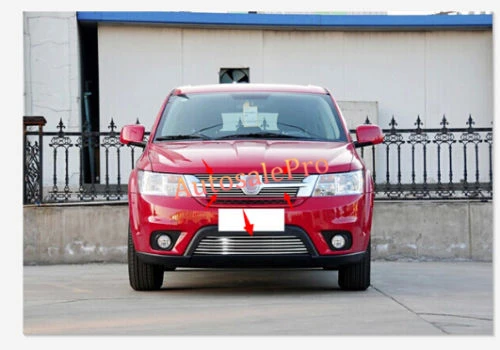 Stainless Front Grille Grill Cover Trim 5pcs for Fiat Freemont 2012 2013 2014 | Автомобили и мотоциклы