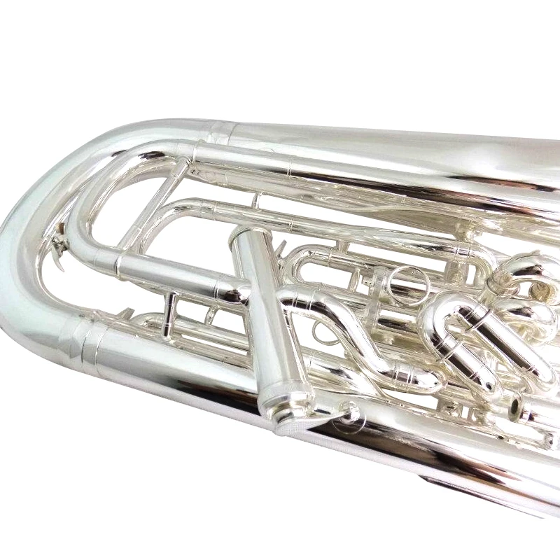 

Bb Euphonium Compensating System Silver Plated euphonium horns musical instruments