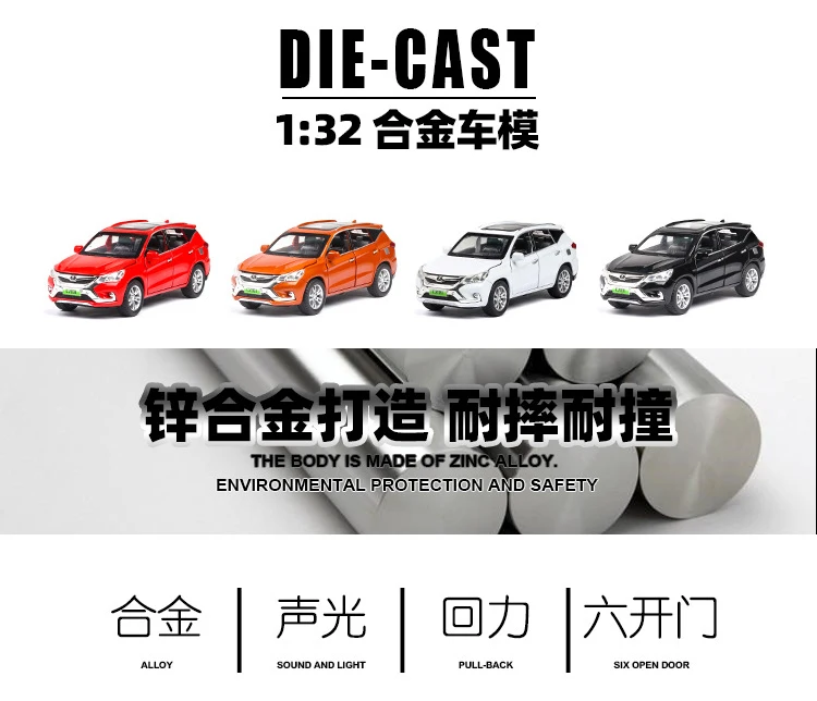1:32 энергетический автомобиль BYD Song Suv автомобильные модельные листы и игрушечные автомобили игрушечные машинки детские игрушки для детей Подарки Игрушки для мальчиков