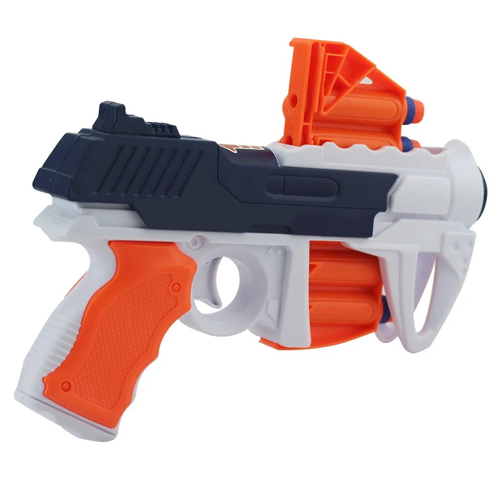 Новый 6 выстрел ручной мягкое пулевой пистолет костюм для пуль дальний